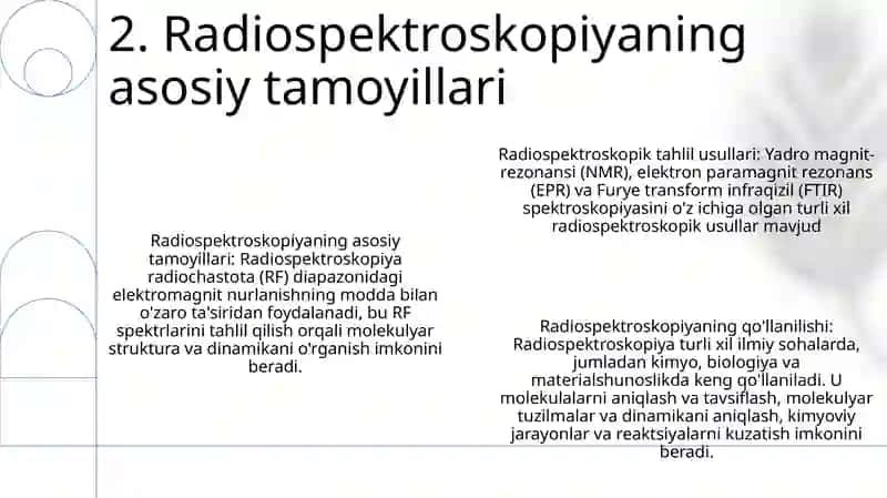 Radiosipektroskopik Analiz Usullari 3