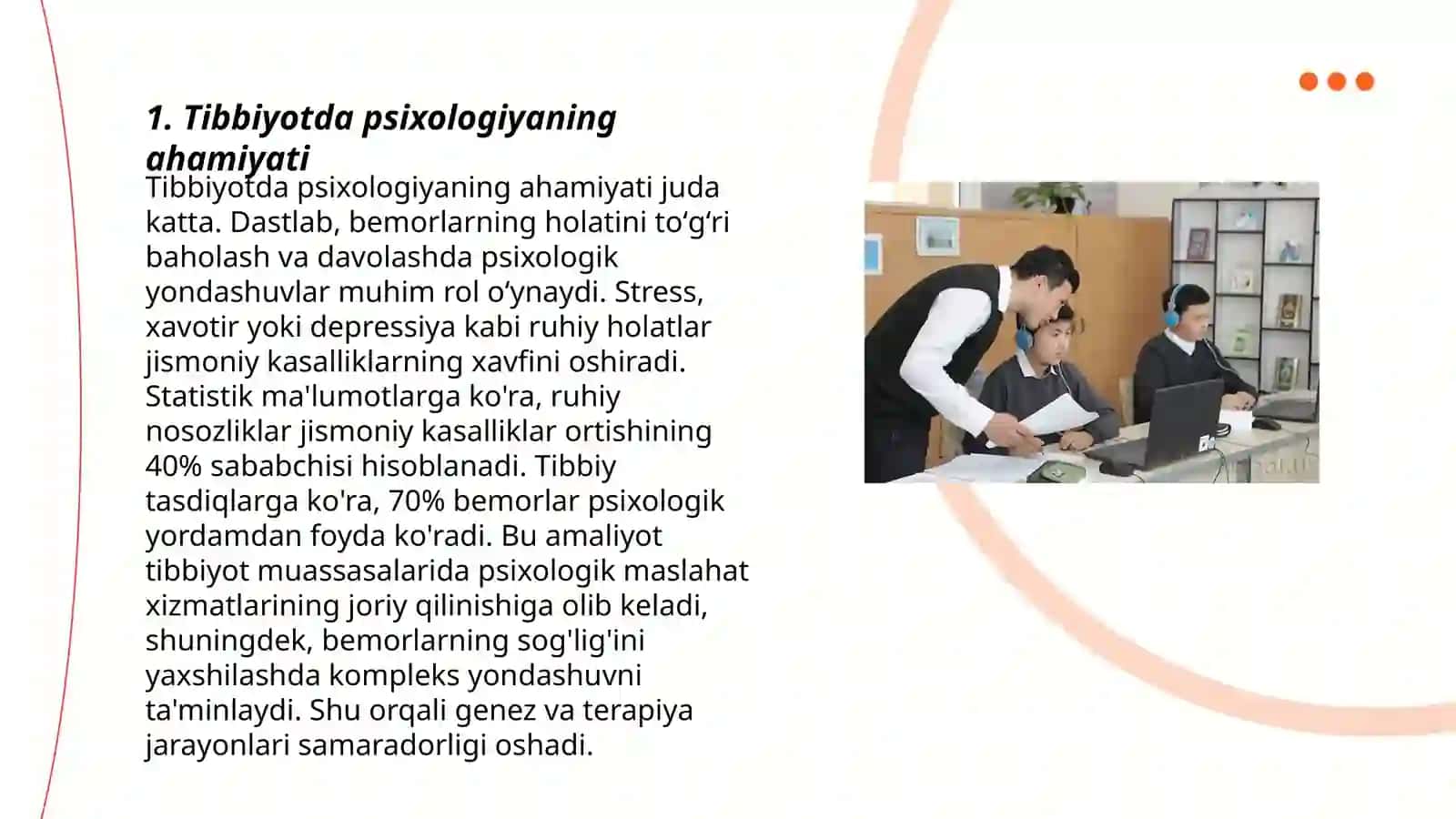 Tibbiyotda psixologiyaning ahamiyati 3