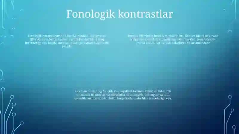 Roman va German tillari fonetik xususiyatlari 3