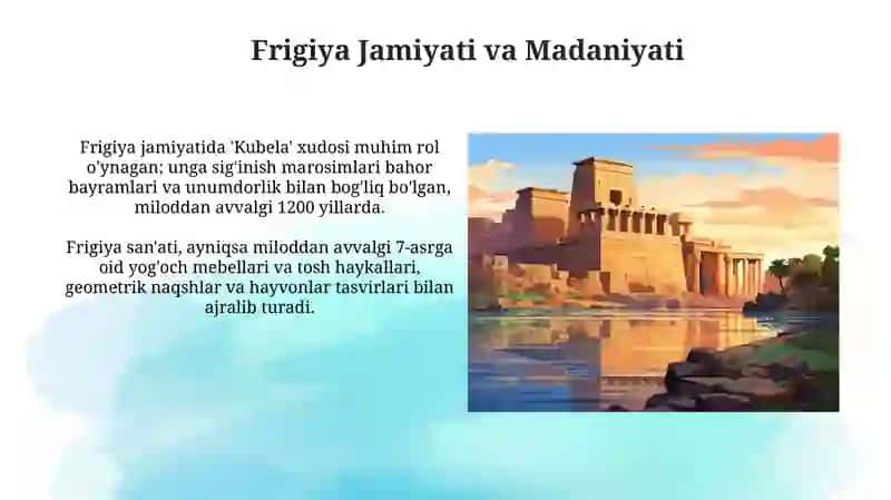 Frigiya Jamiyati va Madaniyati 3