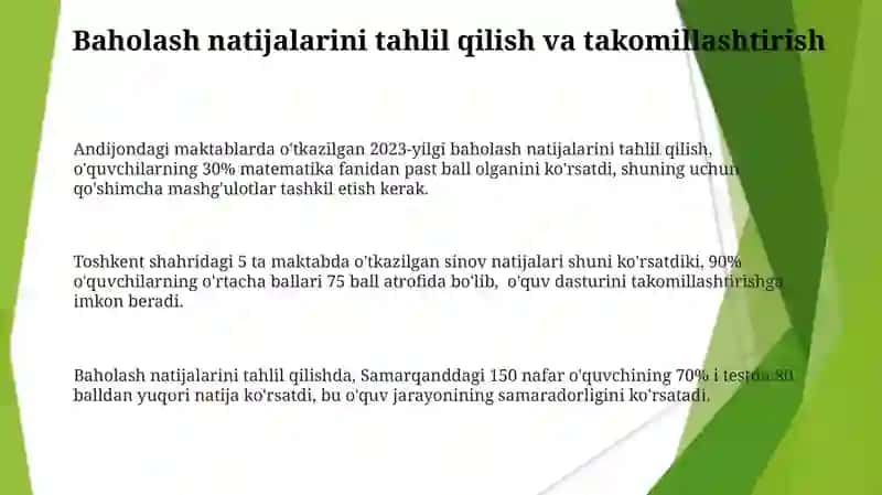 Baholash mezonlari va tizimlari 3