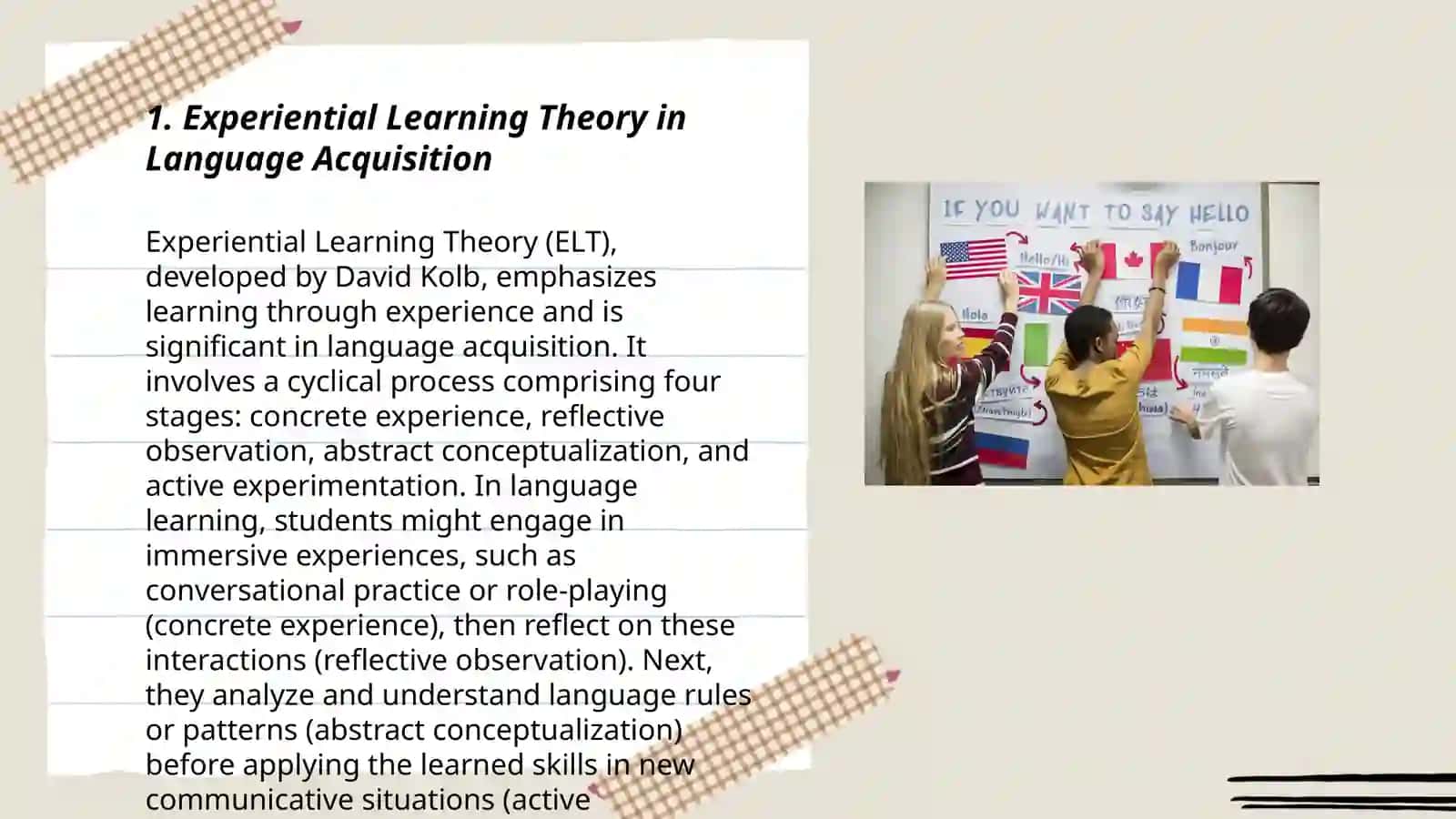 Experiential and negotiated language learning 3