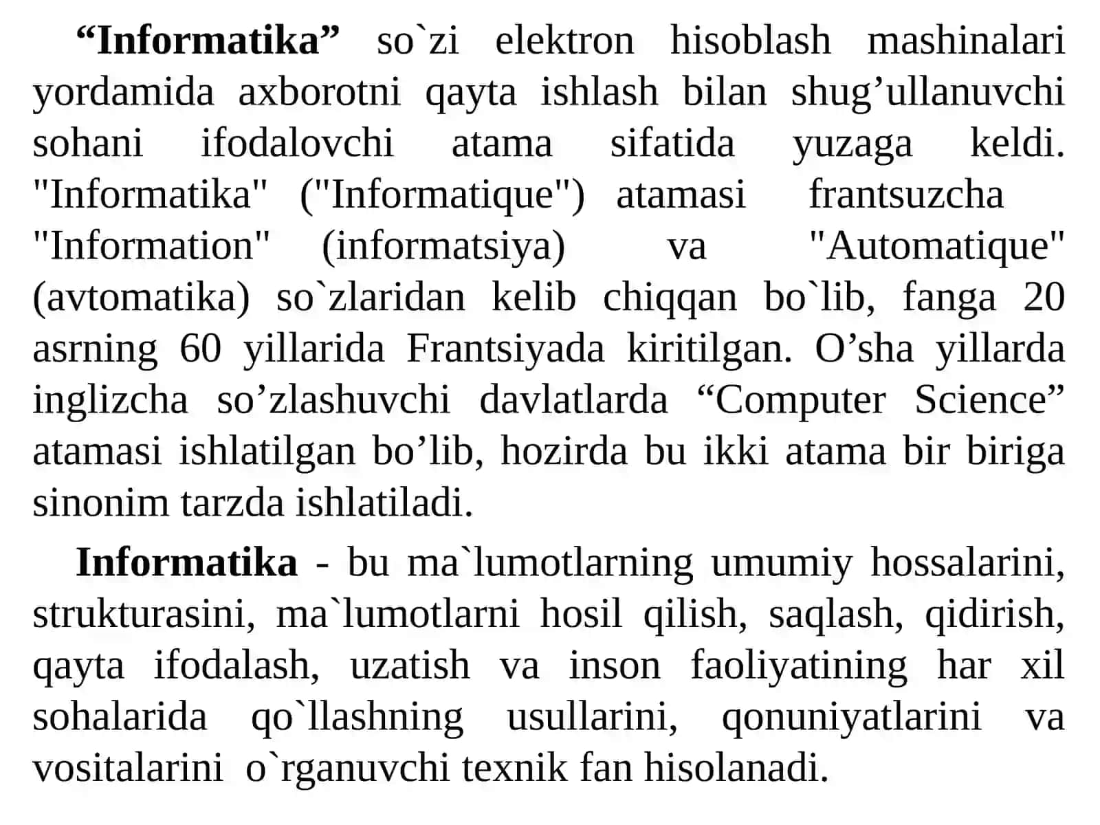 Informatika va axborot texnologiyalari jiniyati 3