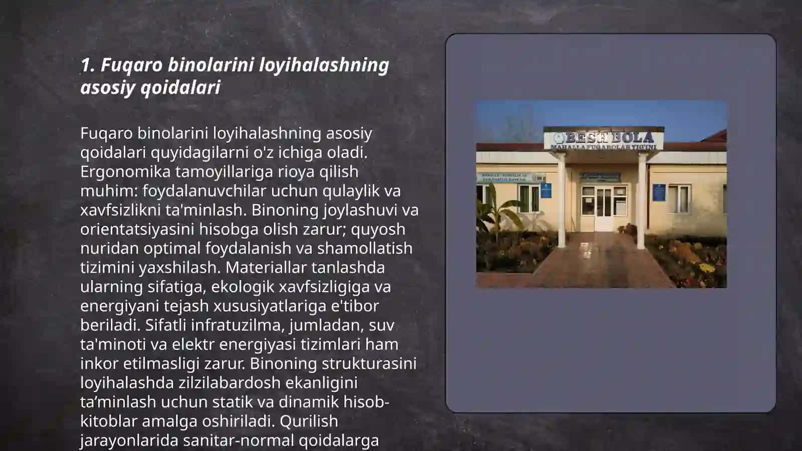 Galereyali fuqaro binolariniloyihalash 3