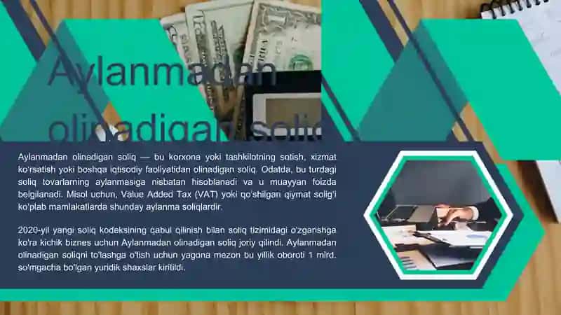 Aylanmadan olinadigan soliq 3