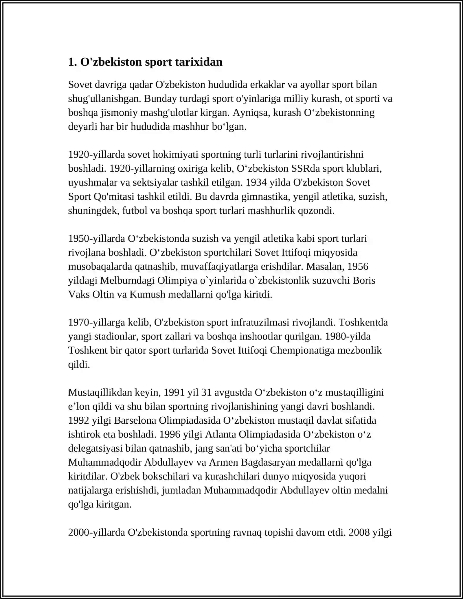 SPORT HAQIDA 3