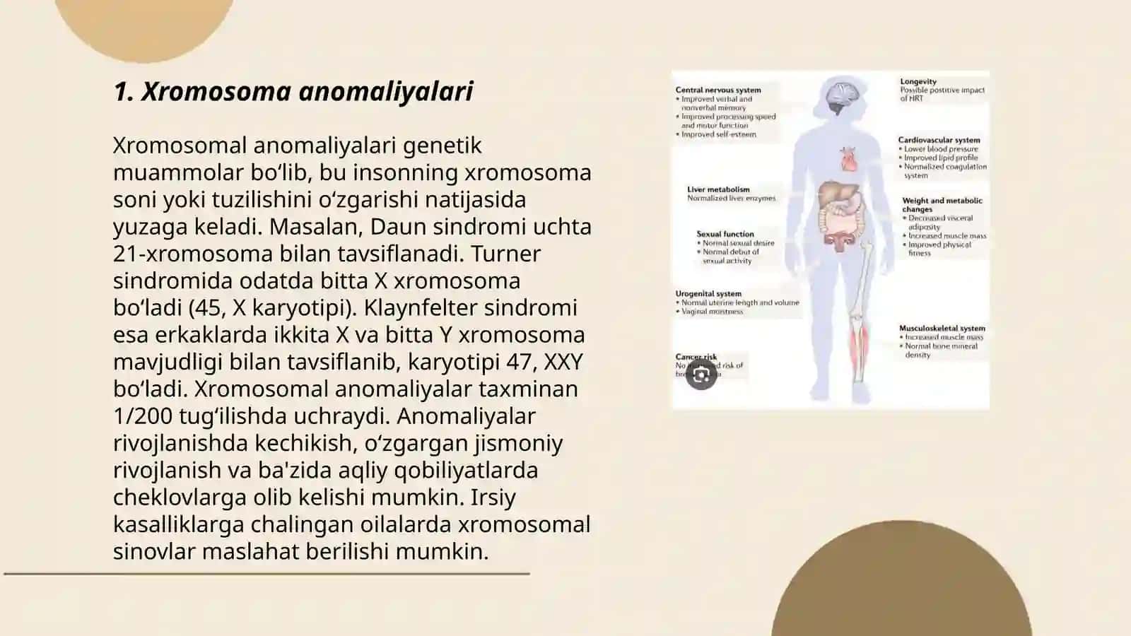 Xromosoma kasalliglari 3