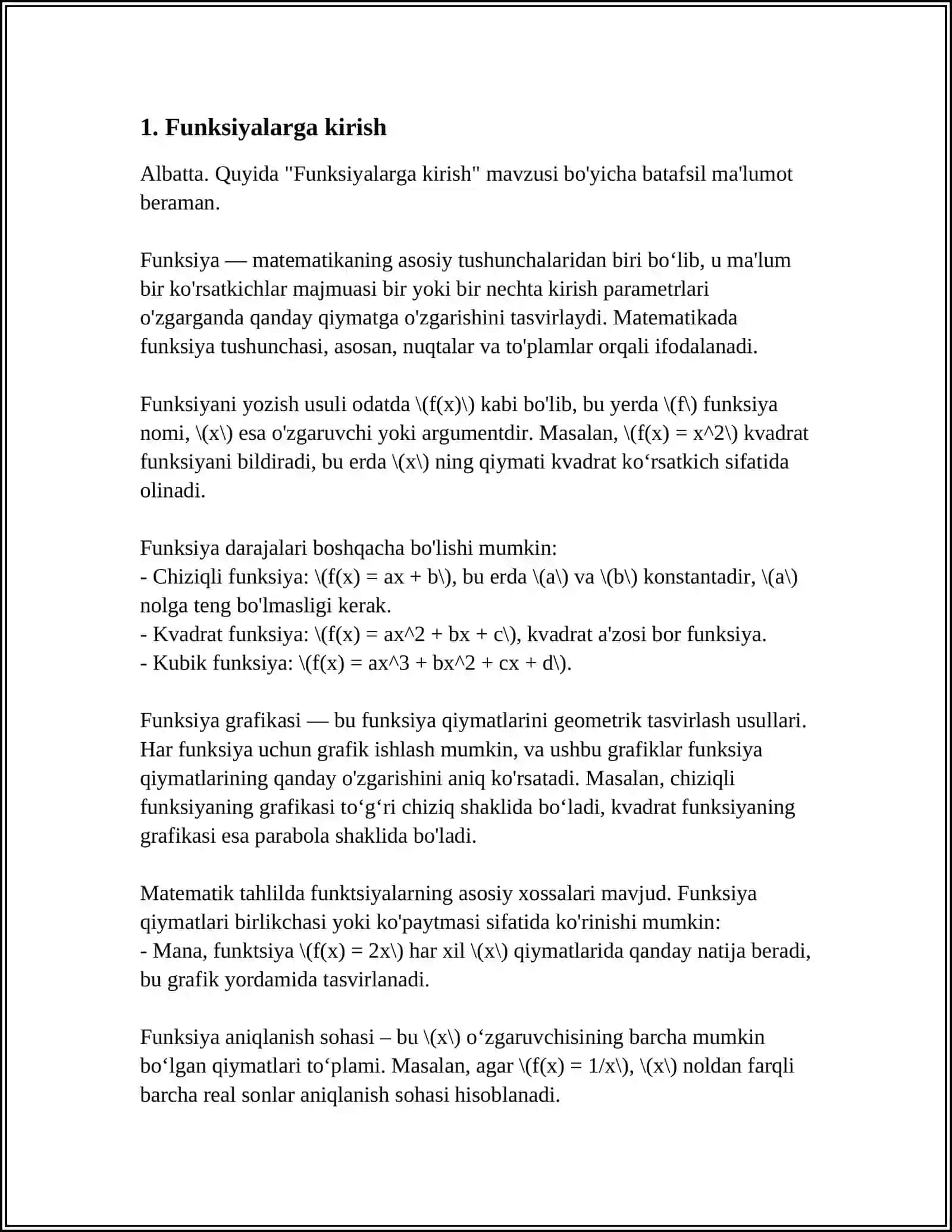 C++ FUNKSIYA 3