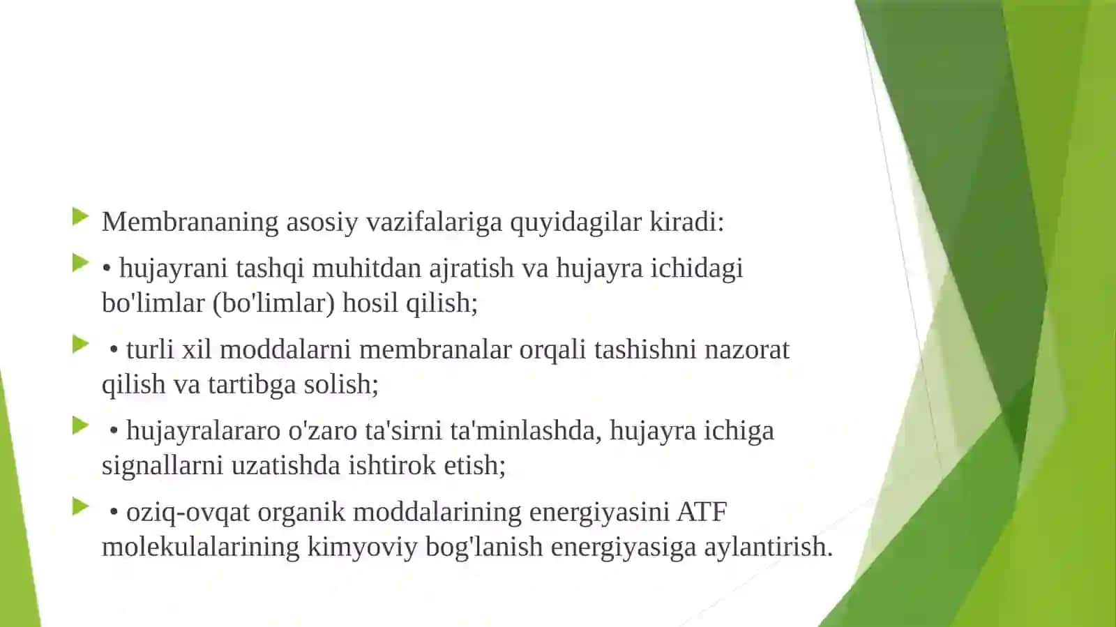 Biologik membranalar 3