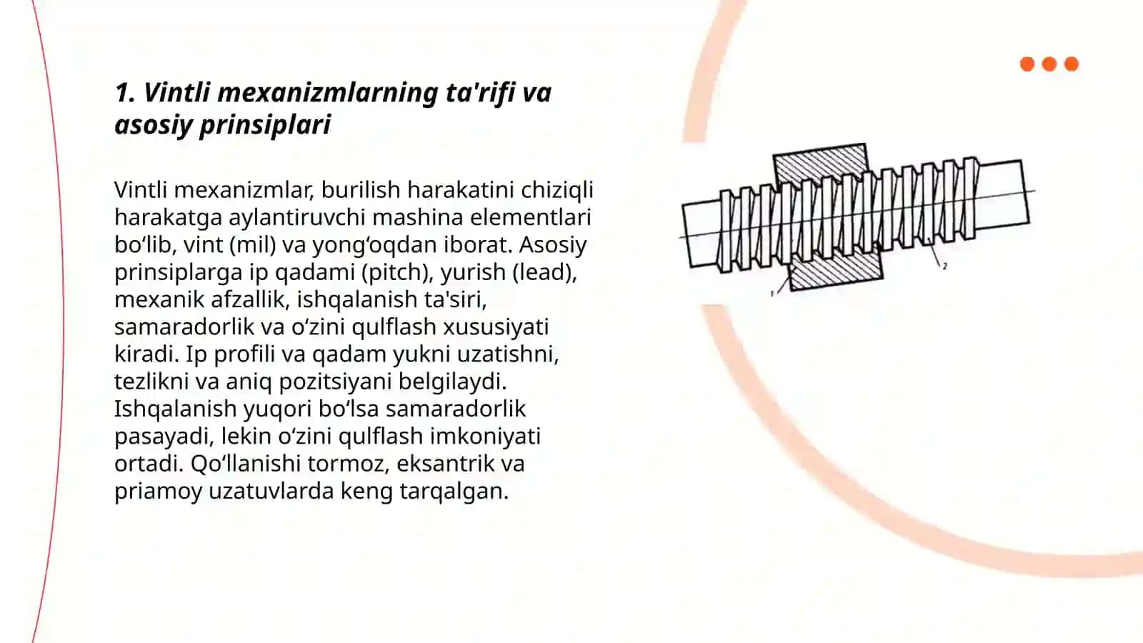 Vintli mexanizmlar 3