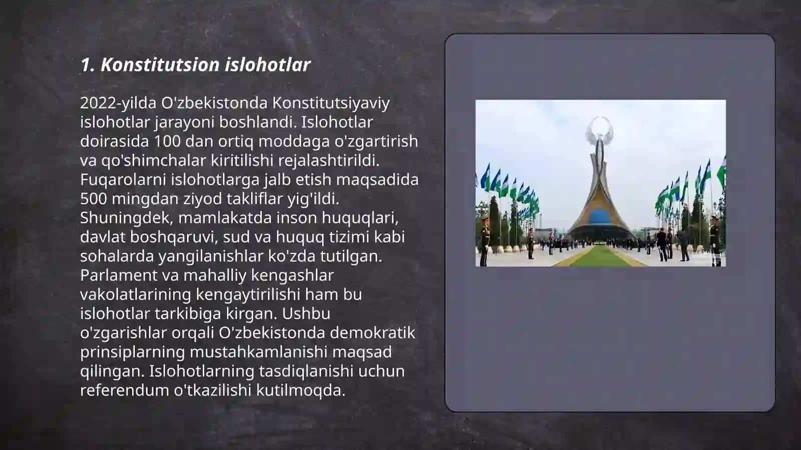Konstitutsion islohotlar 3