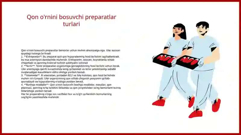 Qon o'rnini bosuvchi preparatlar 3