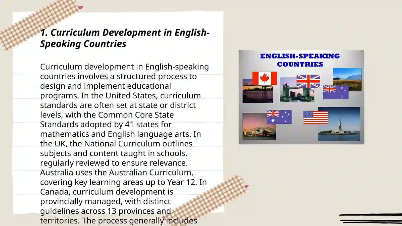 Education system of english-speaking countries 3