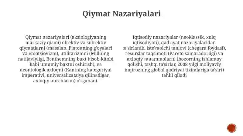 Qadriyatlar falsafasi 3