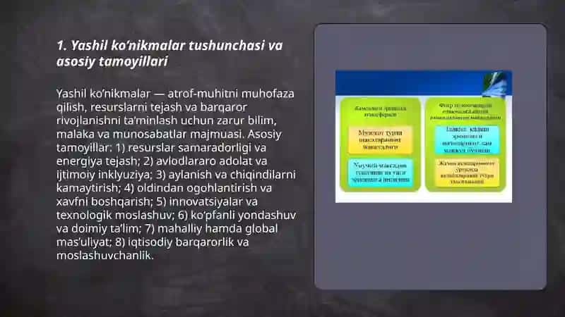 Yashil ko’nikmalar va uning foydali jihatlari 3