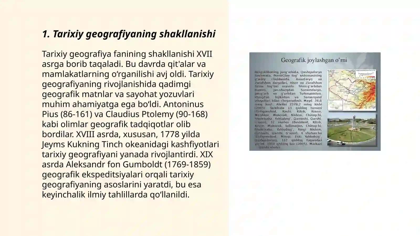 Tarixiy geografiyaning shakllanishi 3