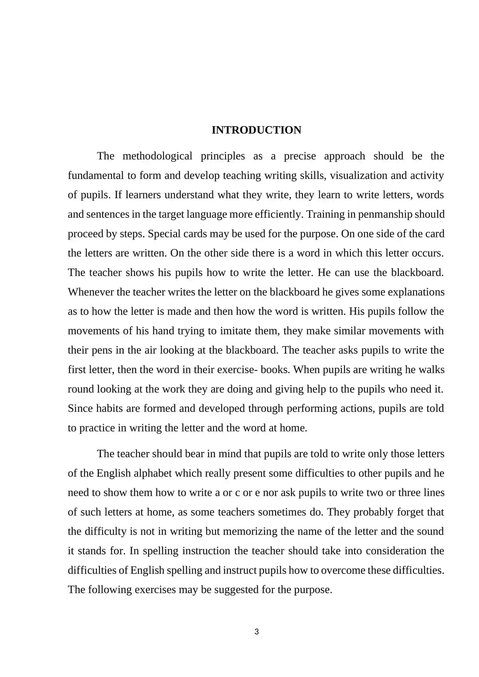 Teaching writing on the topic “My favorite hobby” for the elementary level pupils 3