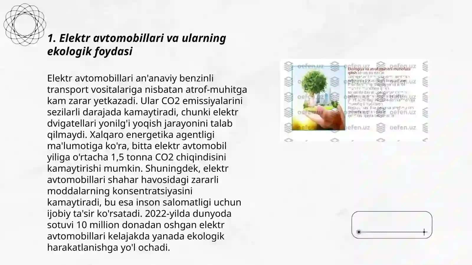 Automobilning ekologik xususiyati 3