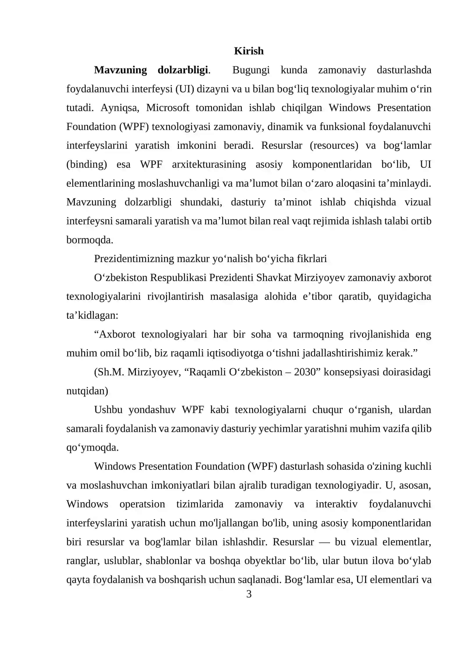 WPFda resurslar va bog‘lamlar bilan ishlash 3