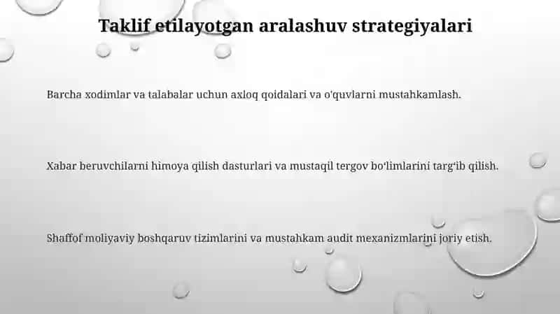 Korrupsiyasiz soha loyihasi 3