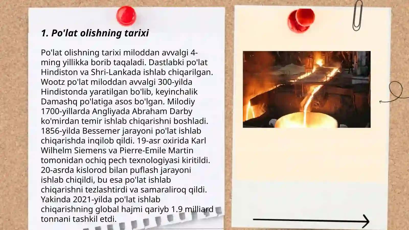 Po'lat olish texnologiyasi 3