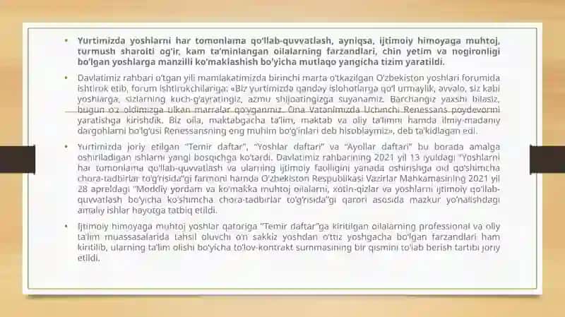 TALABA YOSHLARGA IJTIMOIY HIZMAT KO’RSATISH FAOLIYATINING PEDAGOGIK KOMPONENTI 3
