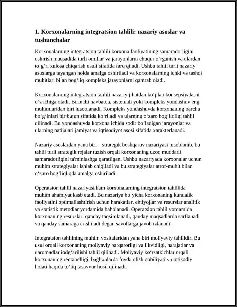 KORXONALARNING INTEGRATSION TAXLILI 3