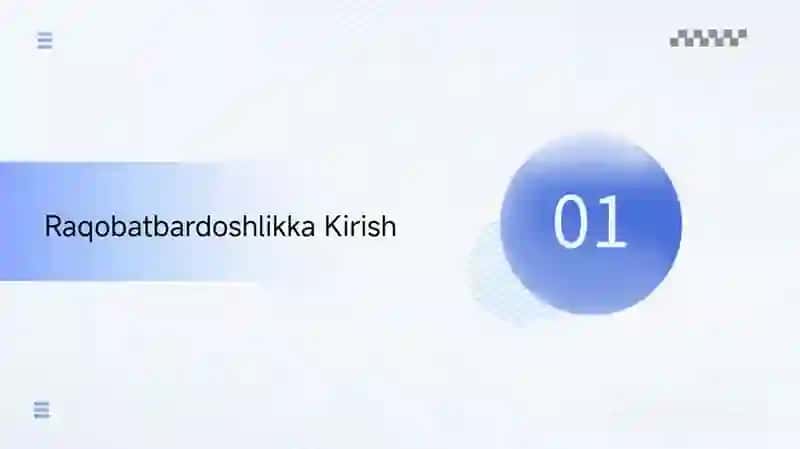 Firmaning  raqobatbardoshligi tahlili 3