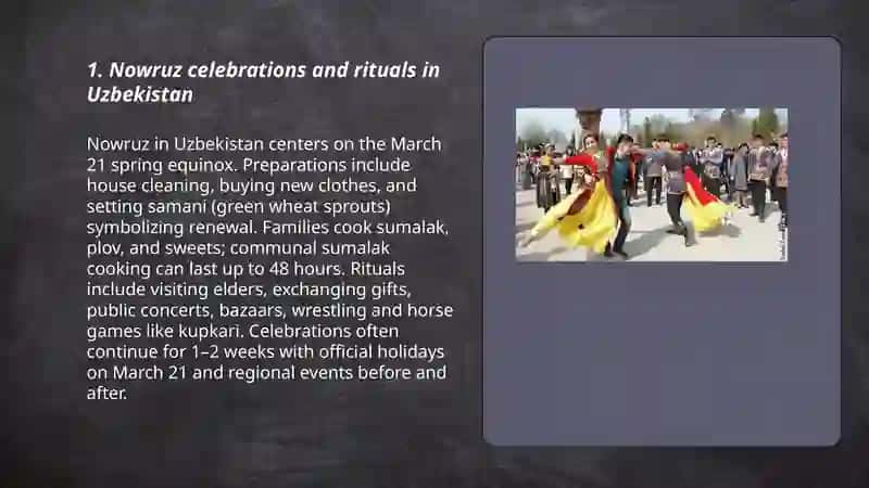 Nowruz Celebrations and Rituals in Uzbekistan 3