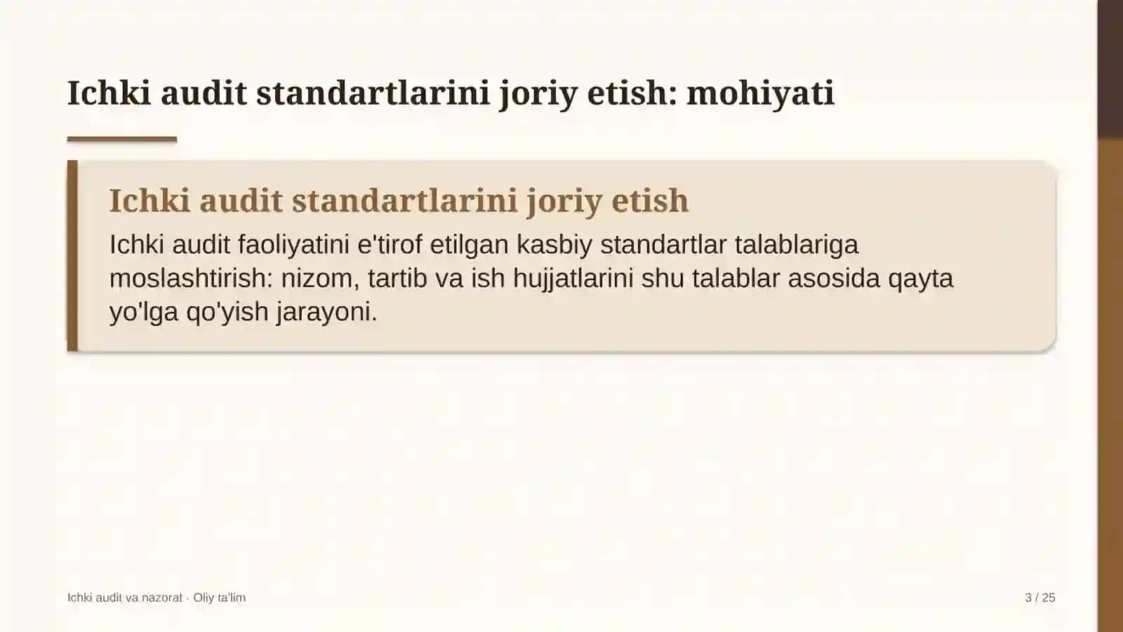Akvaparklarda ichki audit standartlarini joriy etish 3