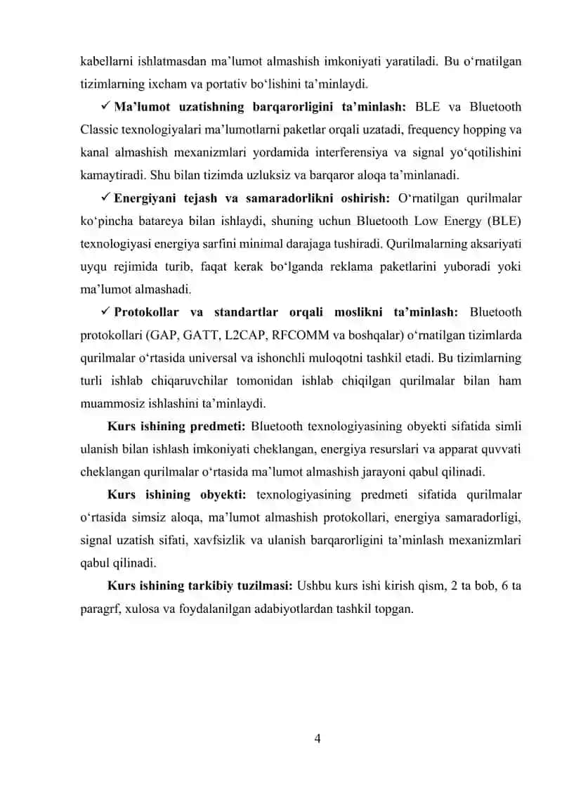 O‘RNATILGAN TIZIMLARDA BLUETOOTH TEXNOLOGIYASI 3