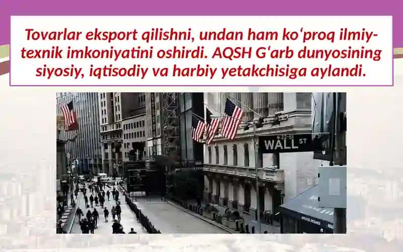 1946 – 1991-yillarda Amerika Qo‘shma Shtatlari 3
