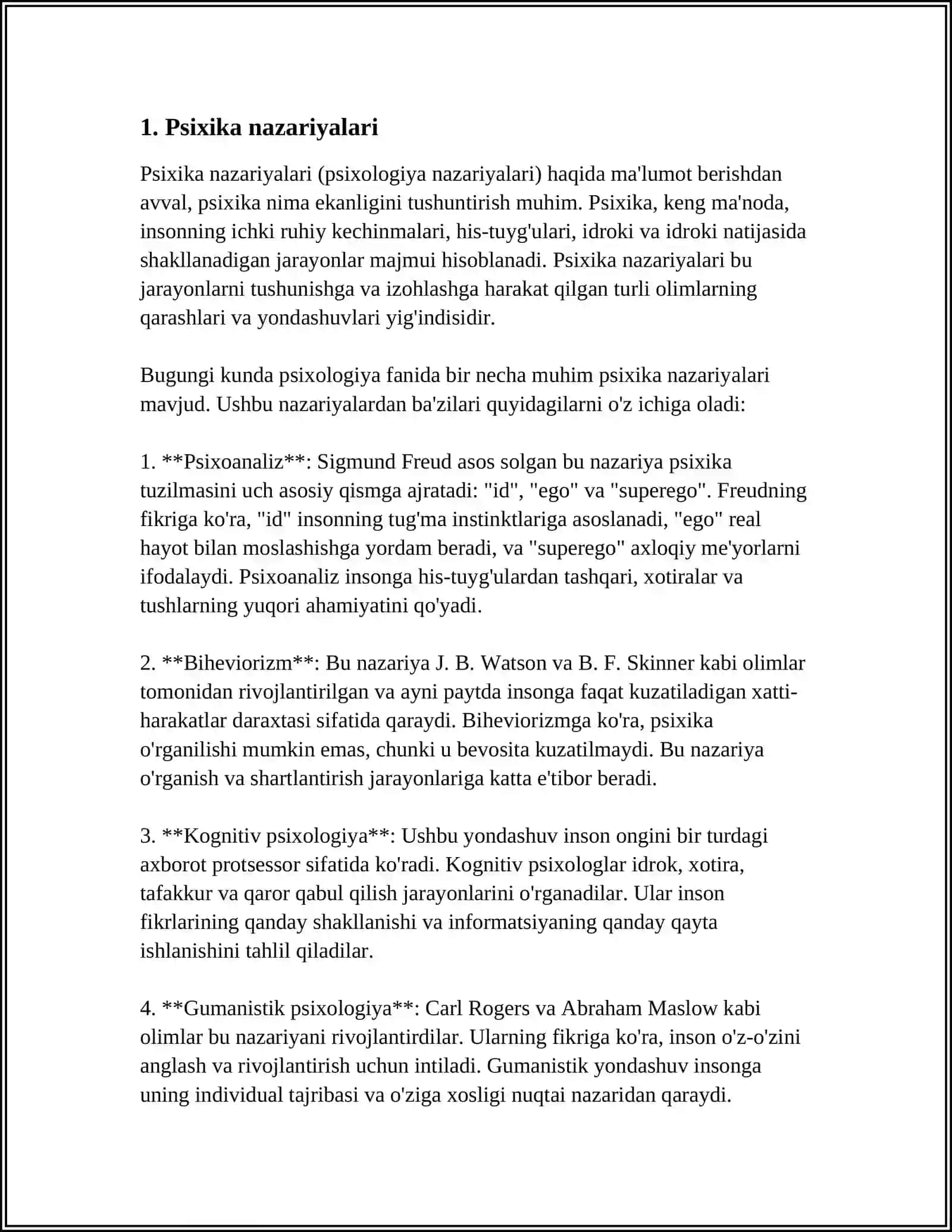 PSIXIKA HAQQINDA TUSINIK 3