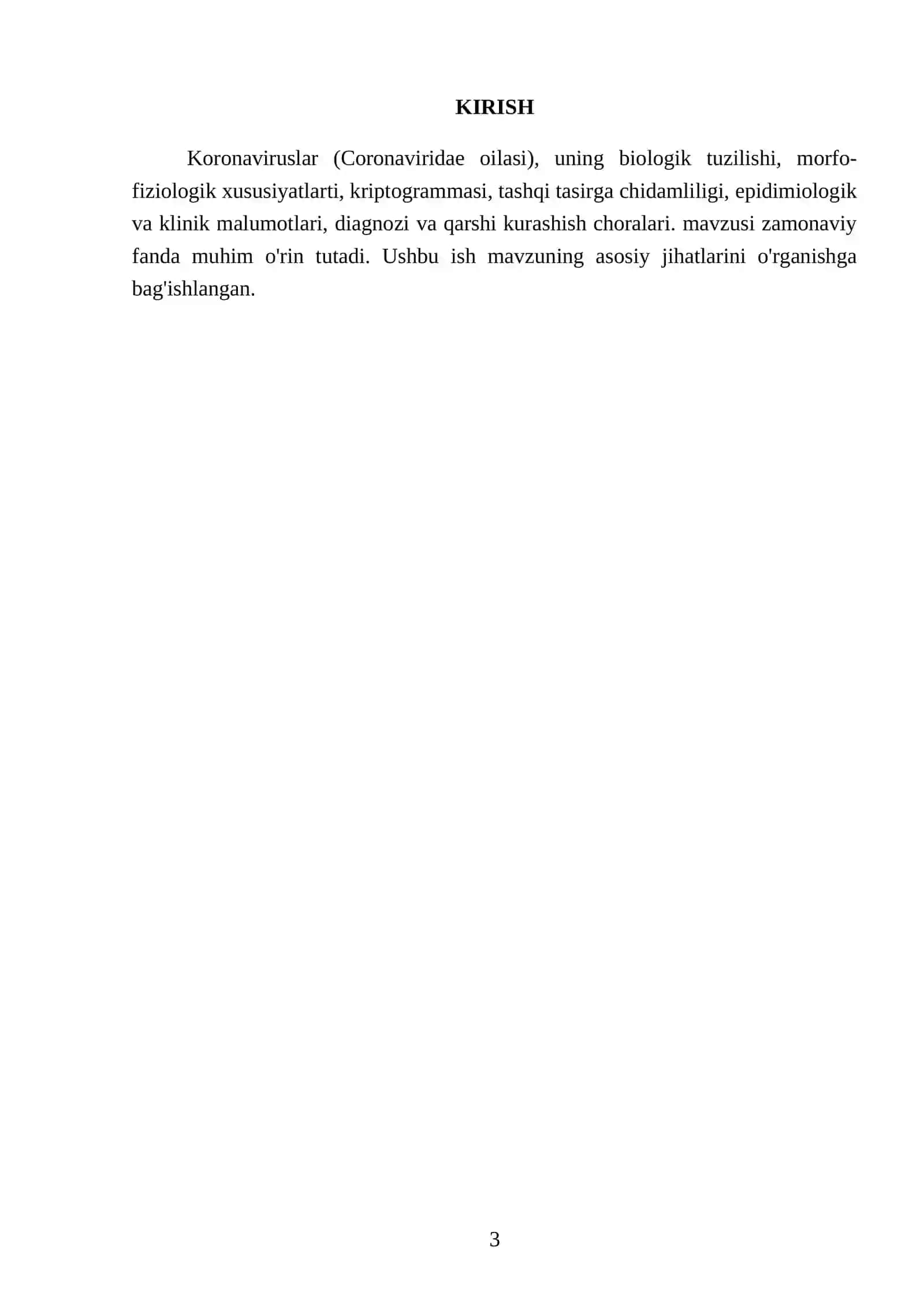 Koronaviruslar (Coronaviridae oilasi) 3