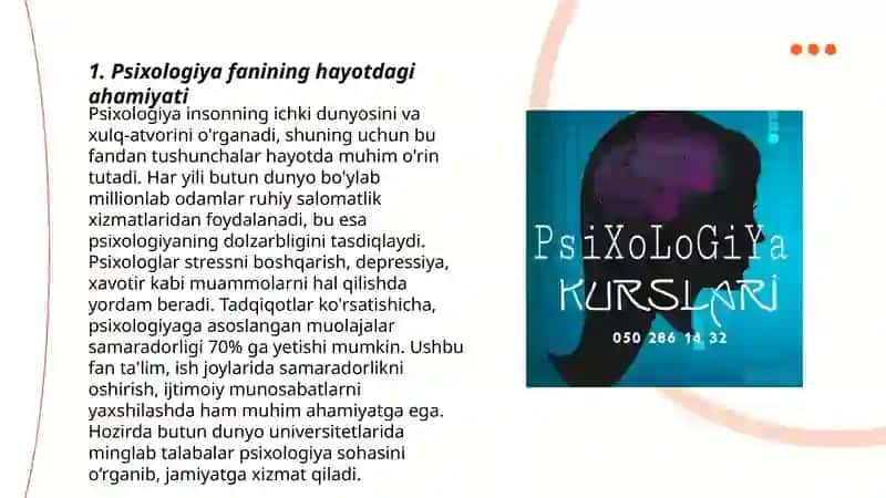 Psixologiya fanining dolzarbligi 3