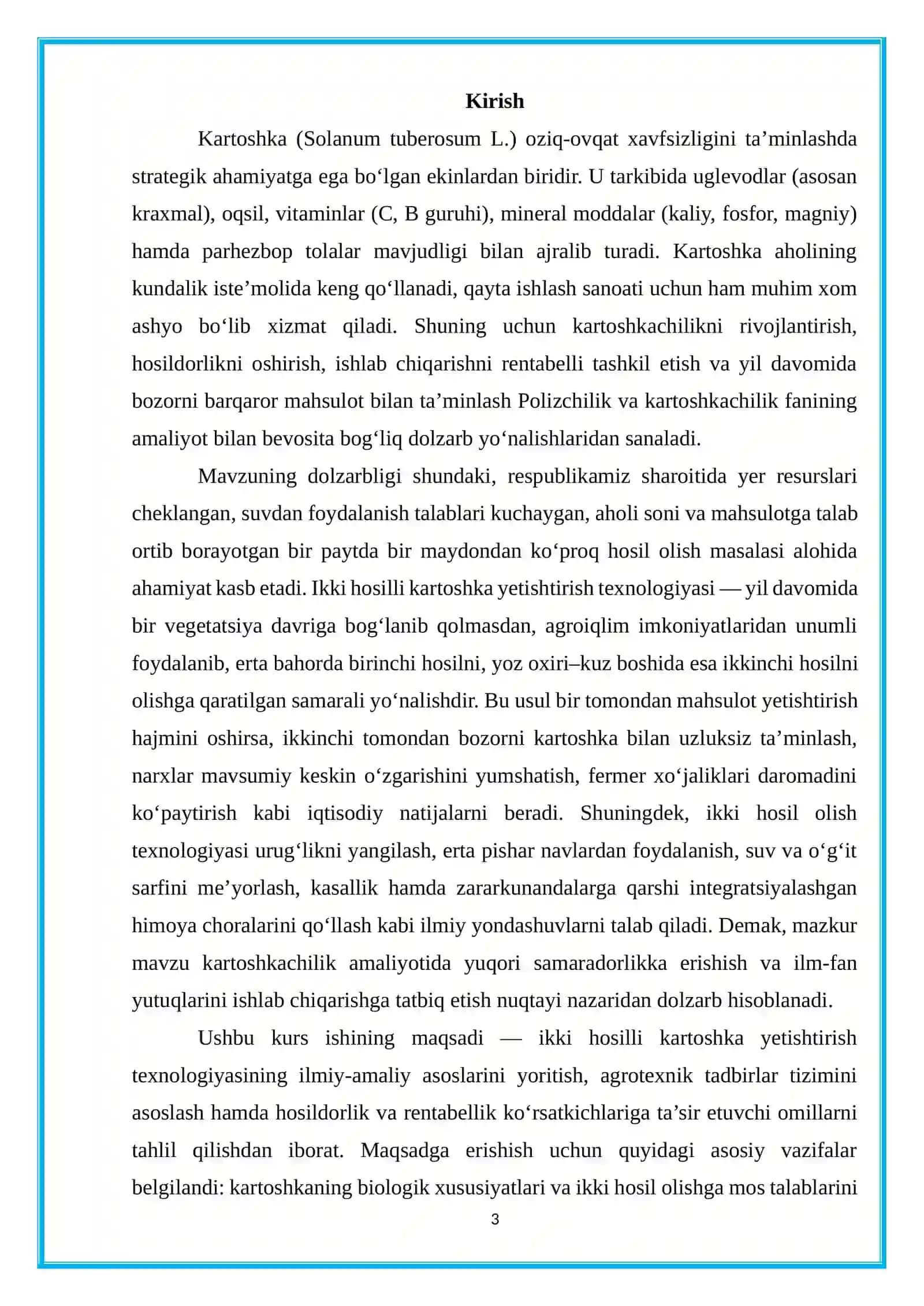 Ikki hosilli kartoshka yetishtirish texnologiyasi 3
