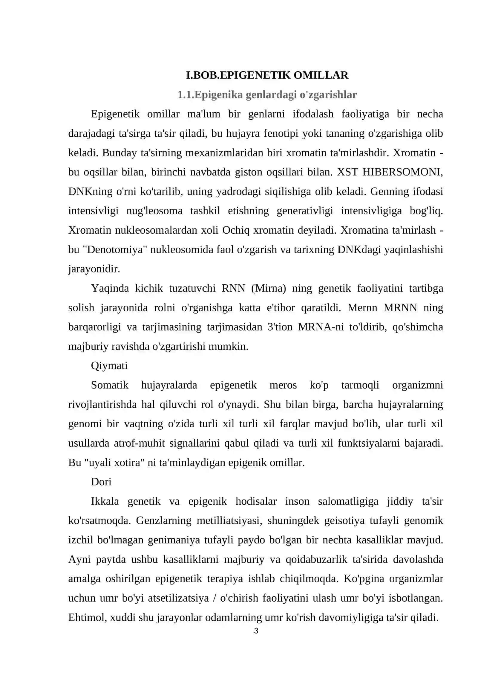EPIGENOMIKA EPIGENOM HAQIDA TUSHUNCHA 3
