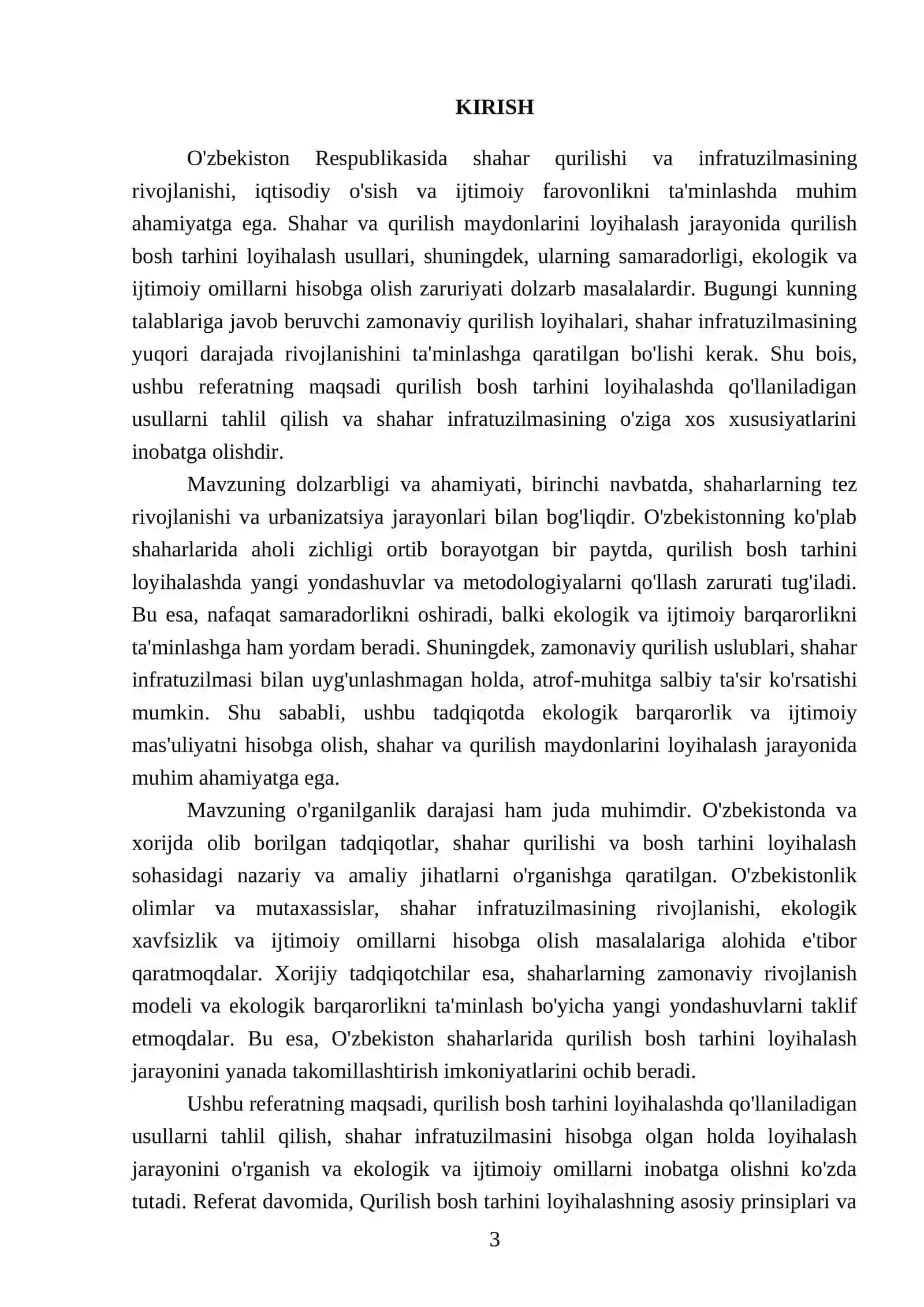 Qurilish bosh tarhini loyihalash usullari 3