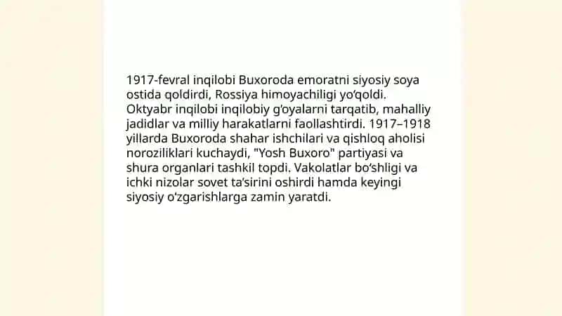 1917-1924-yillarda Buxorodagi ijtimoiy-siyosiy jarayonlar 3