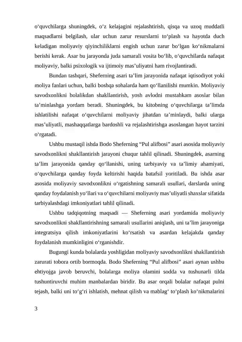 BODO SHEFERNING PUL ALIFBOSI ASARI 3