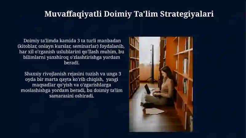 Doimiy O'rganishning Usullari 3