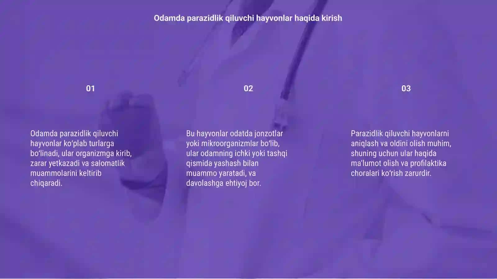Odamda parazidlik qiluvchi sodda hayvonlar 3