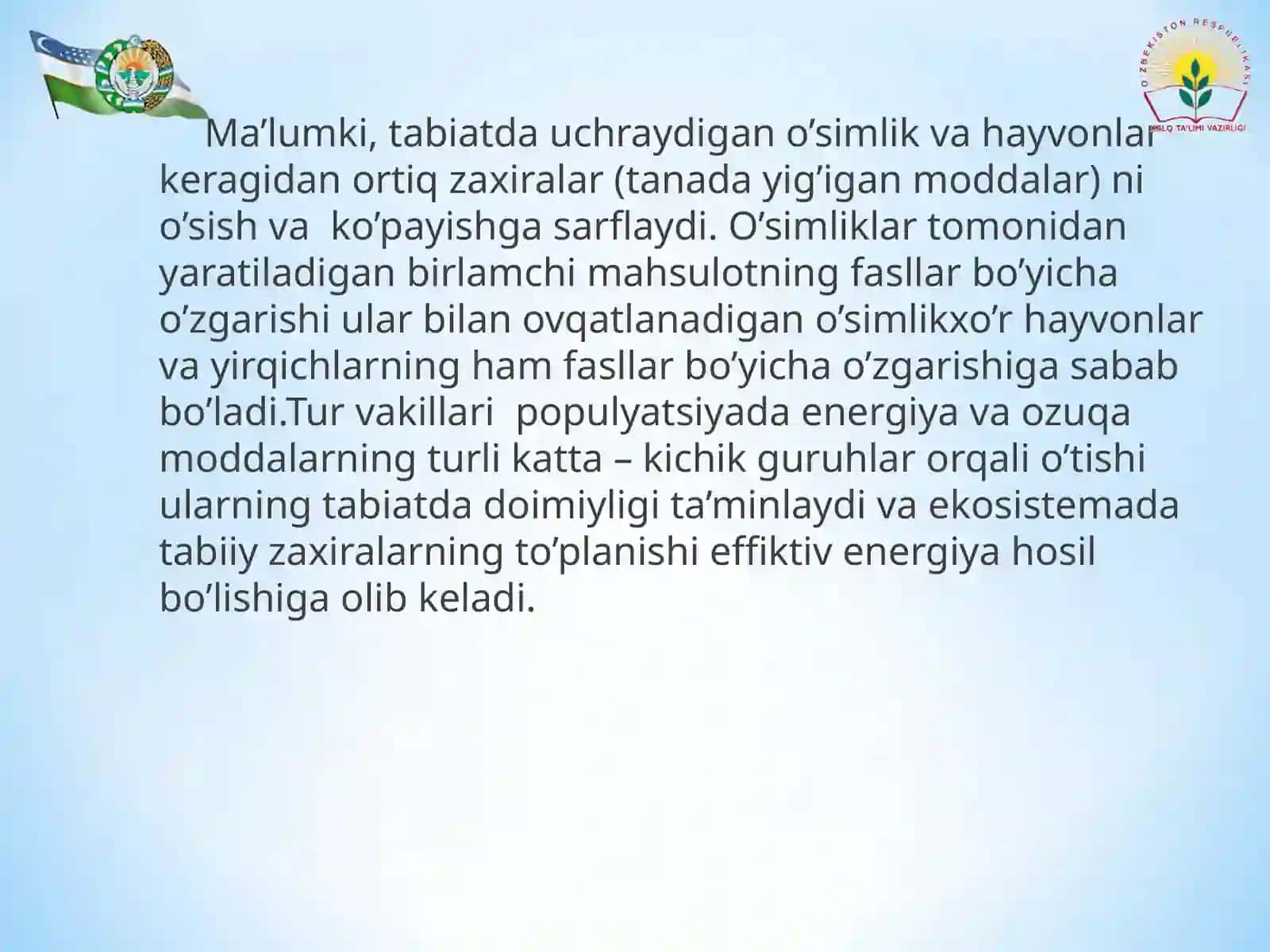 Populyatsiya Dinamikasi 3