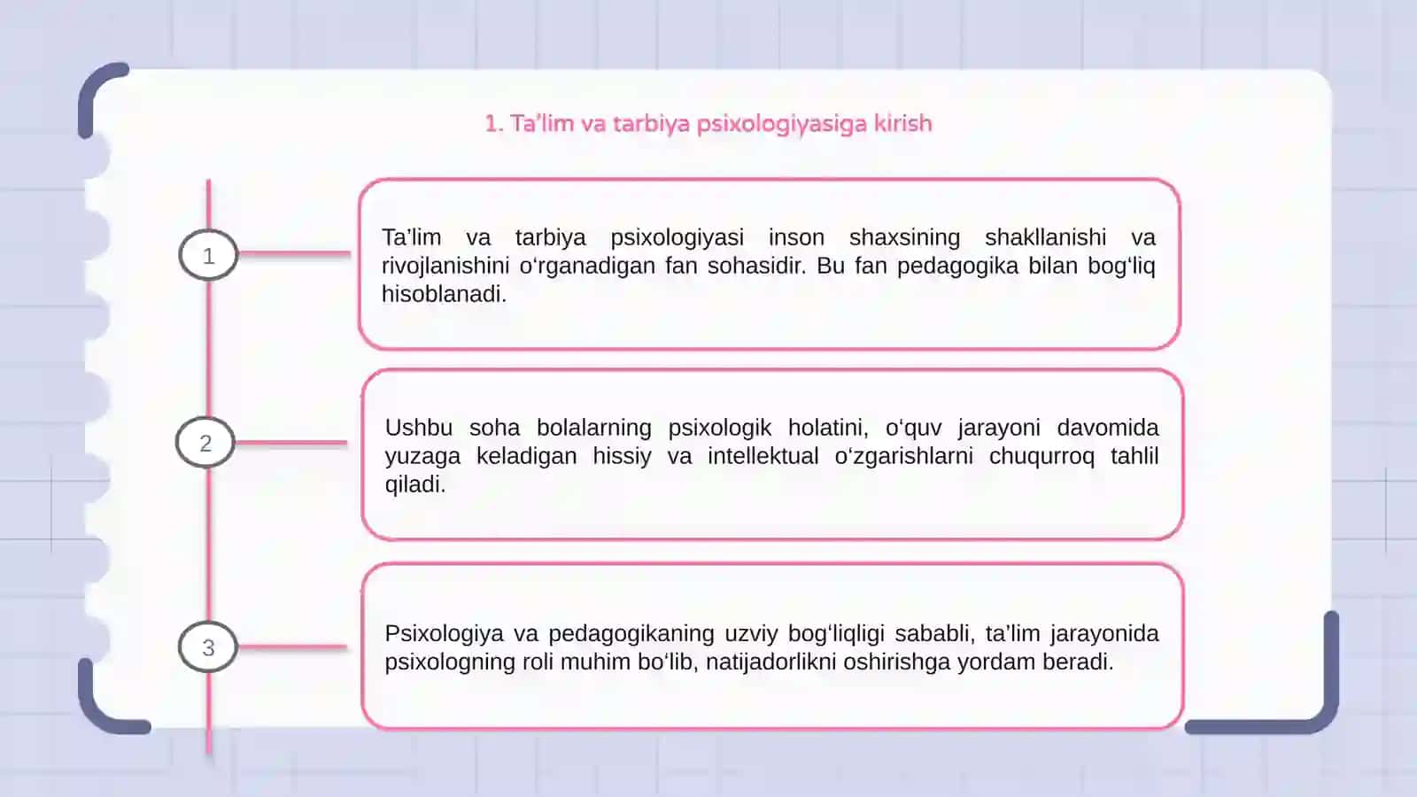 Ta’lim va tarbiya psixologiyasi 3