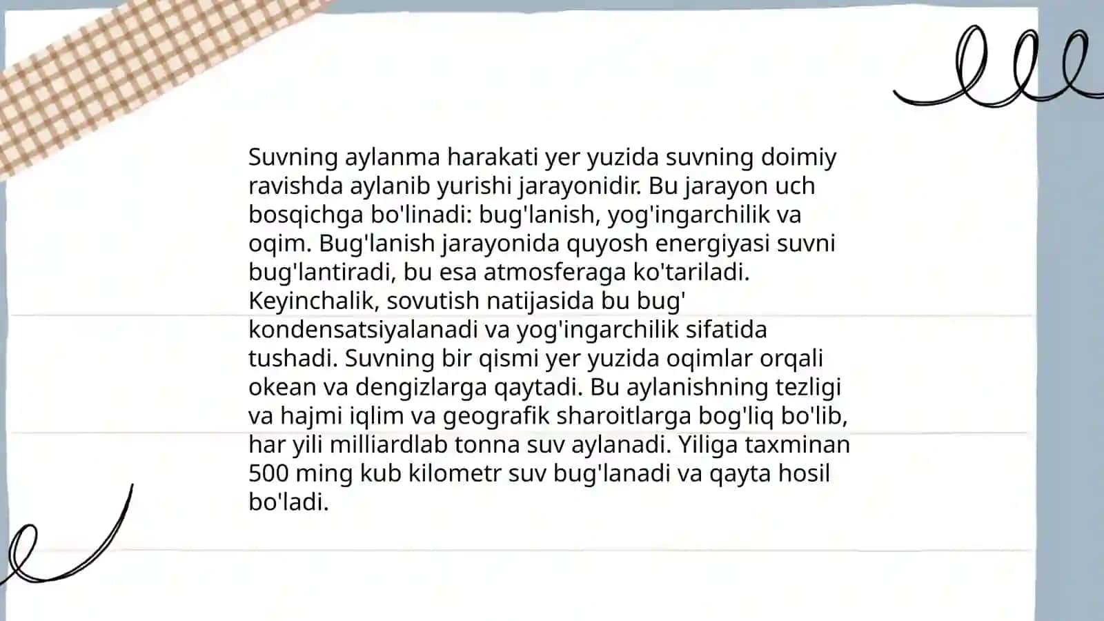 Gidrosfera va suvning aylanma harakati 3
