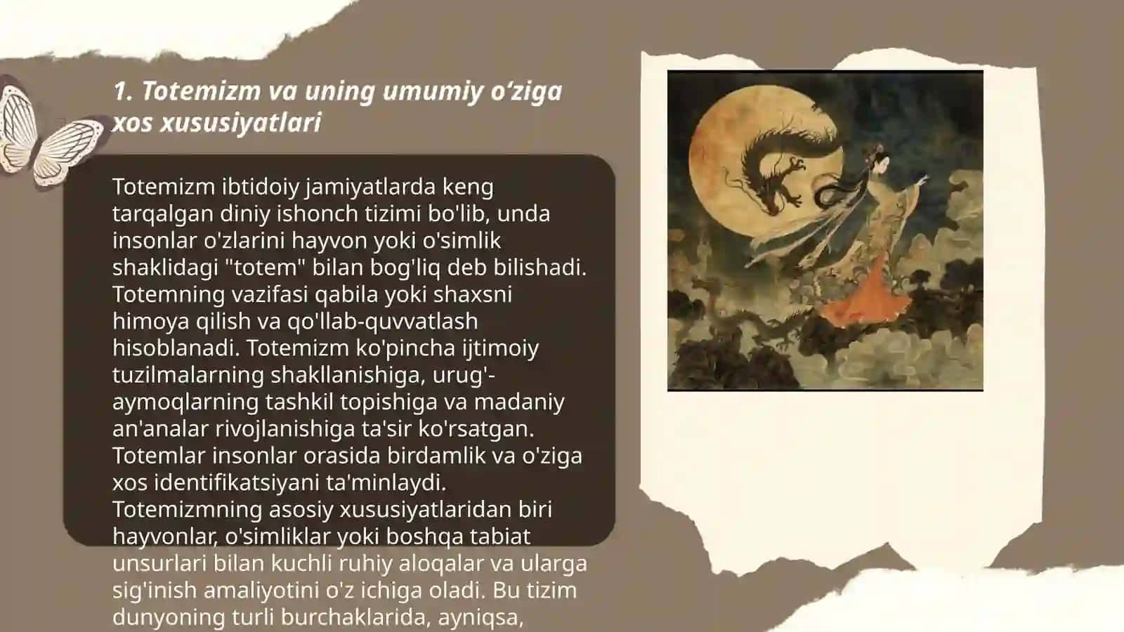 Totemizm, animizm, fetishizm, sehr, magiyalarning qiyosiy tahlili 3