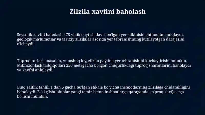 Zilzila vaqtida harakatlanish 3