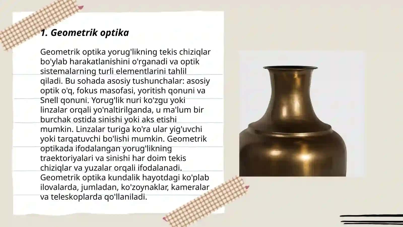 Optik tolali tizimlar 3