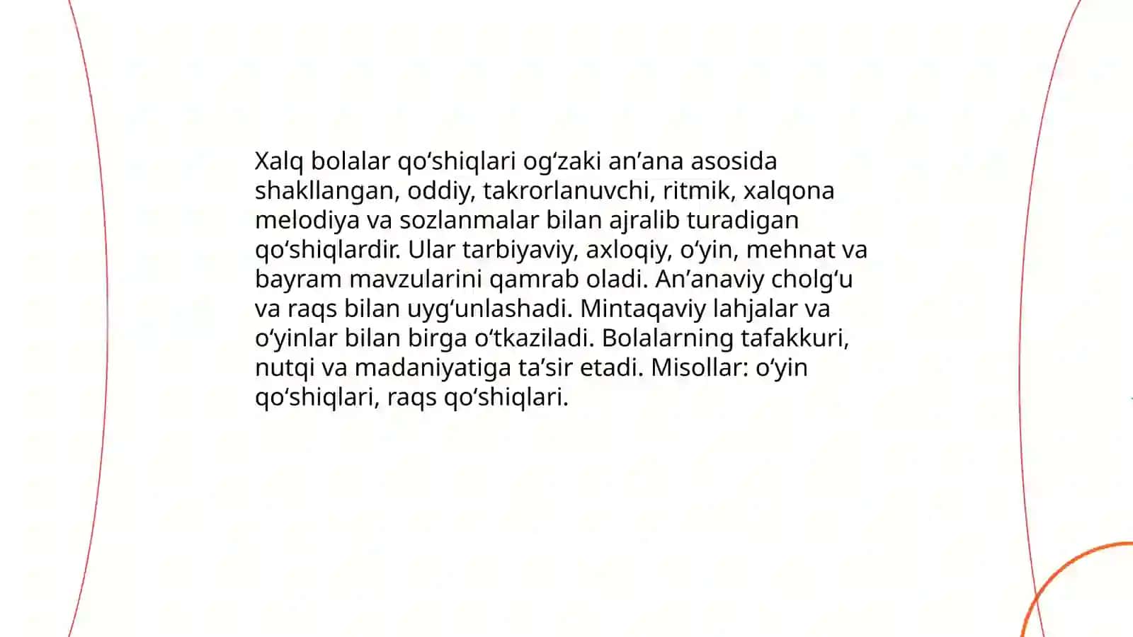 Bolalar Qoʻshiqlari 3