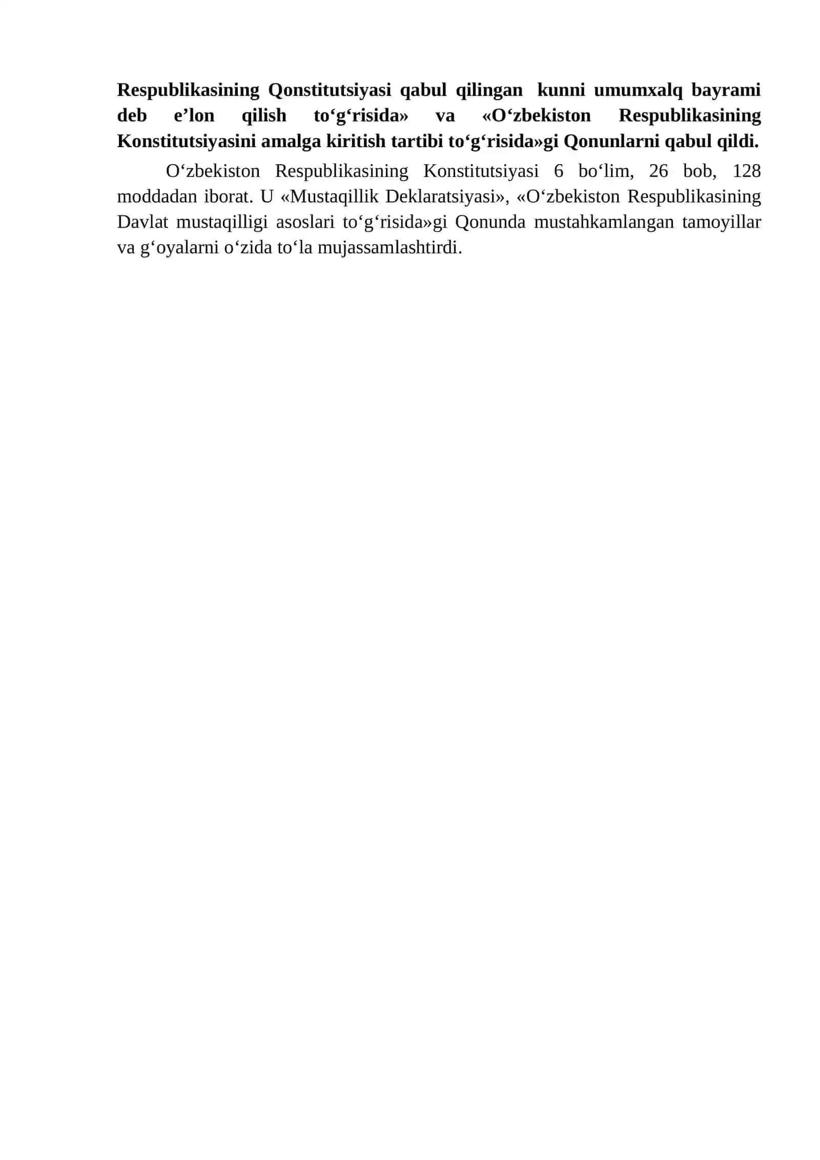 O‘zbekiston Respublikasi Konstitutsiyasi 3